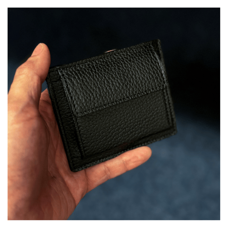 Premium leather minimal wallet　（シュリンクレザー）
