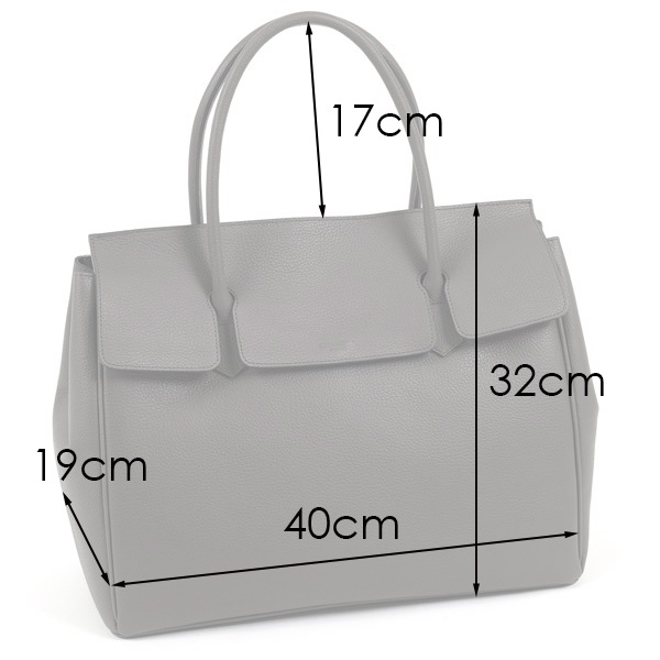 FLAP TOTE BAG / BLK | ILGALANTE