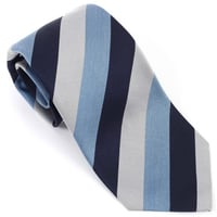 PREMIUM SILK TIE (ブルーストライプ)
