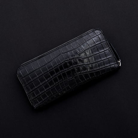 Crocodile Round Zip Wallet