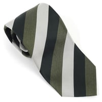 PREMIUM SILK TIE (グリーンストライプ)