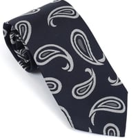 PREMIUM SILK TIE (ネイビーペイズリー)