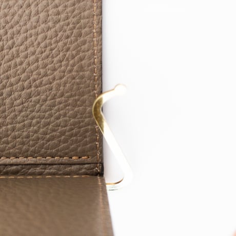 Premium leather money clip