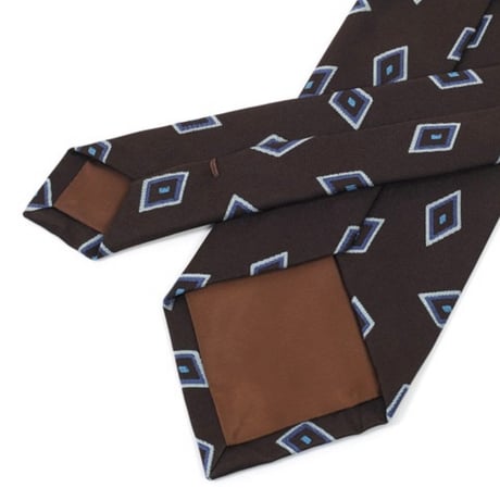 PREMIUM SILK TIE (ブラウンダイヤモンド)