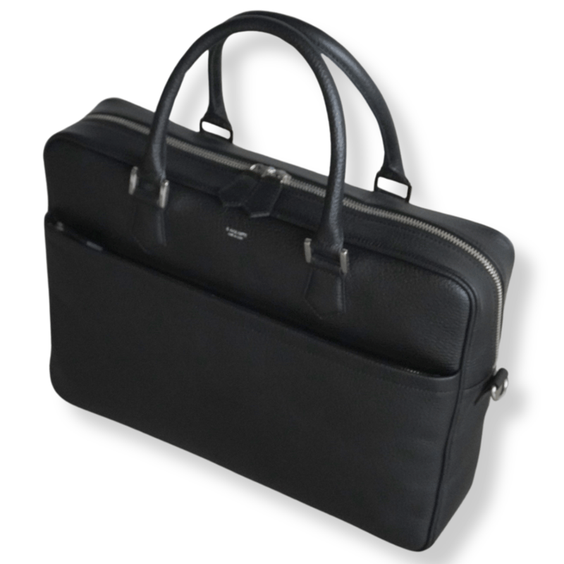 BRIEFCASE SLIM SIZE (BLACK) | ILGALANTE