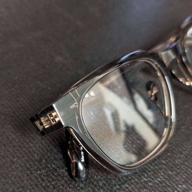 Yohji Yamamoto(ヨウジヤマモト) 個性際立つ メガネ セルフレーム 度付