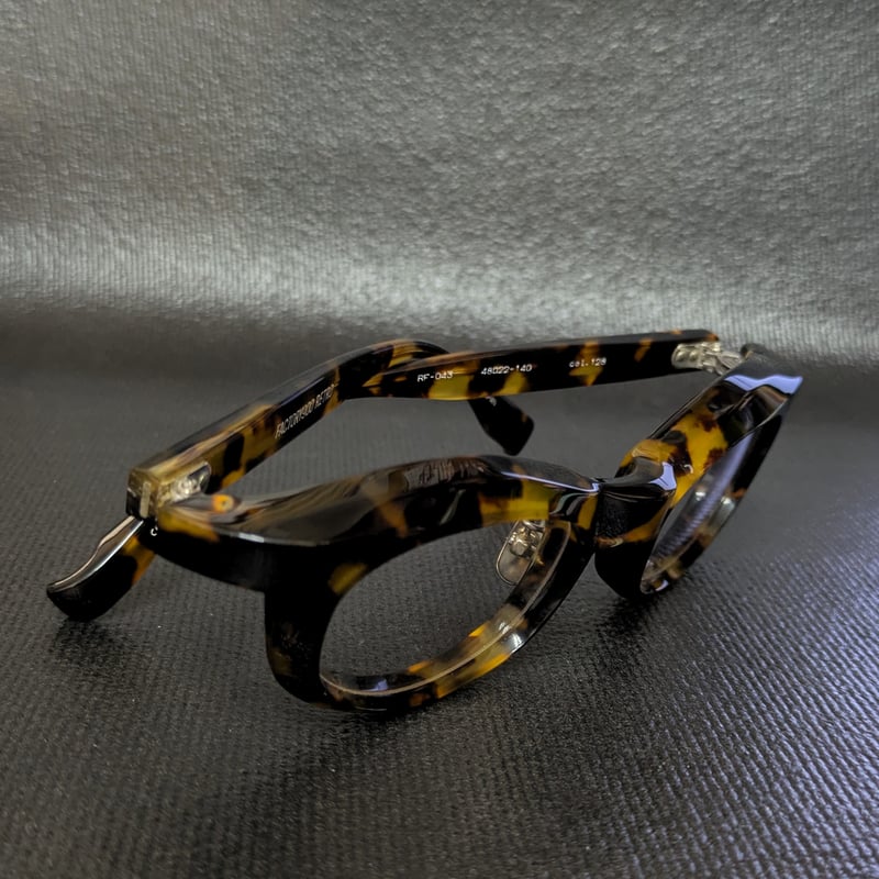 FACTORY900 ファクトリー900 メガネ 度入りアイウェア RF-043 ブラック 48□22 140 col.001 FACTORY900/RF-043/現代技術と伝統がクロスオーバーしたレトロ