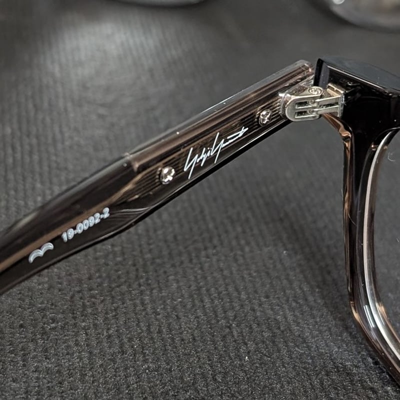 Yohji Yamamoto(ヨウジヤマモト) 個性際立つ メガネ セルフレーム 度付