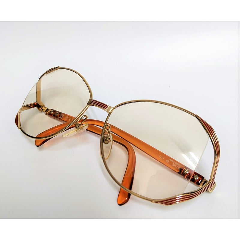 Christian Dior(クリスチャンディオール)2227-43 ビビッドオレンジ ... christian dior ディオール サングラス ビンテージ ゴールド ロゴ