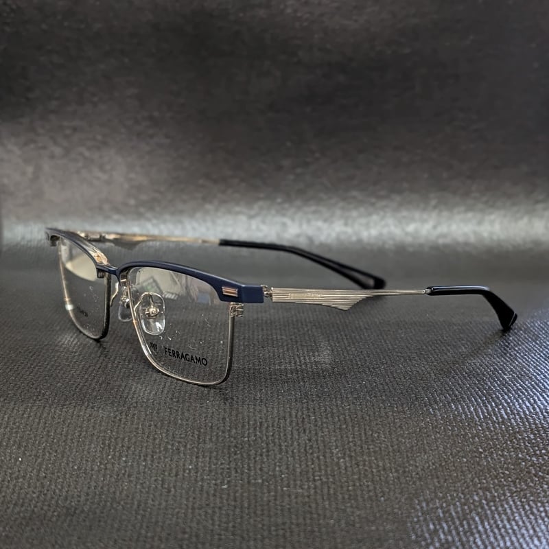 フェラガモ　グレージュ　フラット　5.5 Salvatore Ferragamo (サルヴァトーレフェラガモ) 3Dロゴ レザー