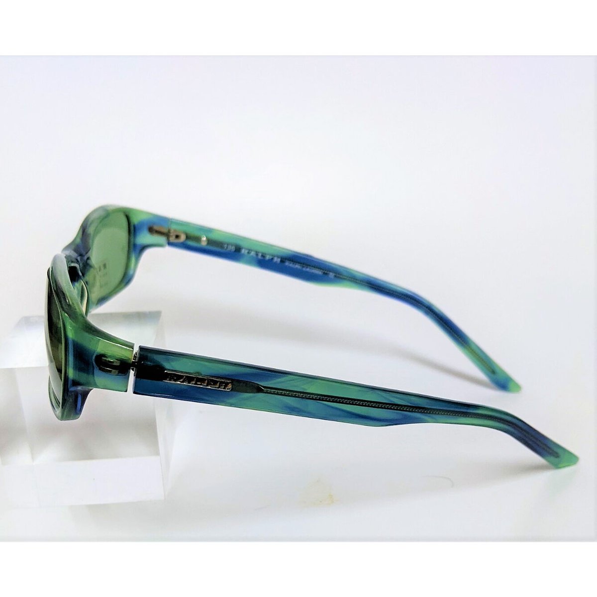 ラルフローレン サングラス セルフレーム ブラウン ロゴ 美品 70210 ラルフローレン RALPH LAUREN サングラス セルフレーム フルリム