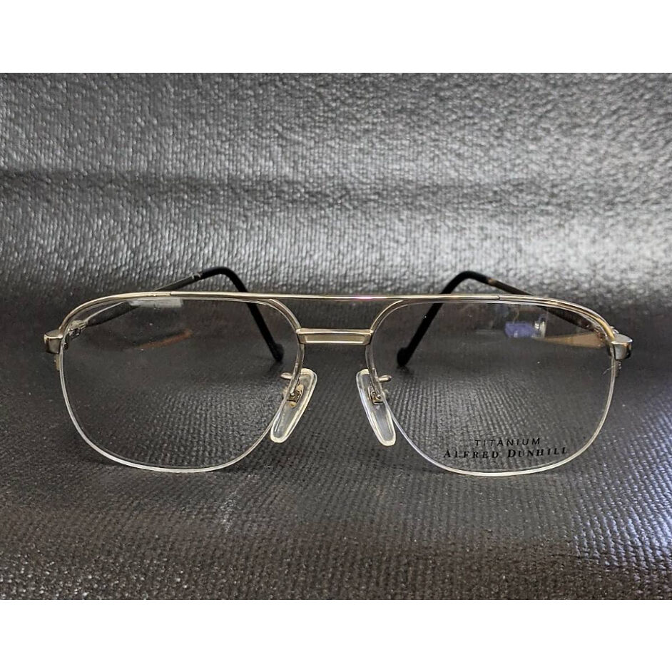 新品 dunhill ダンヒル 日本製 メガネ 眼鏡 高級感 上品 ハーフリム