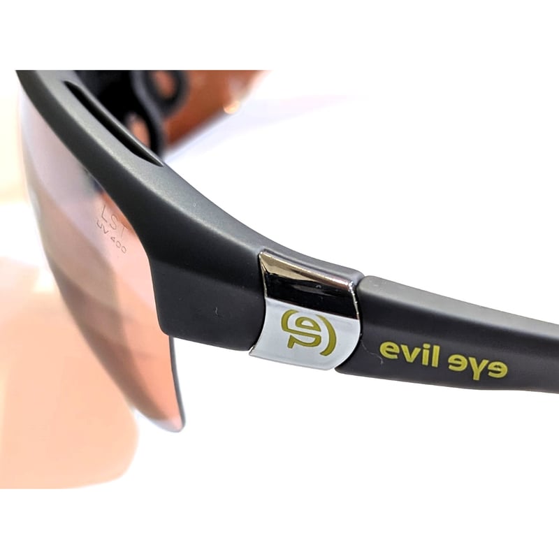 Evil Eye イーブルアイ e037スポーツサングラス ブラックS/L 調光 プレミアムなプロスポーツアイウエア「evil eye（イーブル アイ