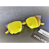 超個性的　POLICE 偏光ミラーサングラス 派手でカッコいいイタリアブランド