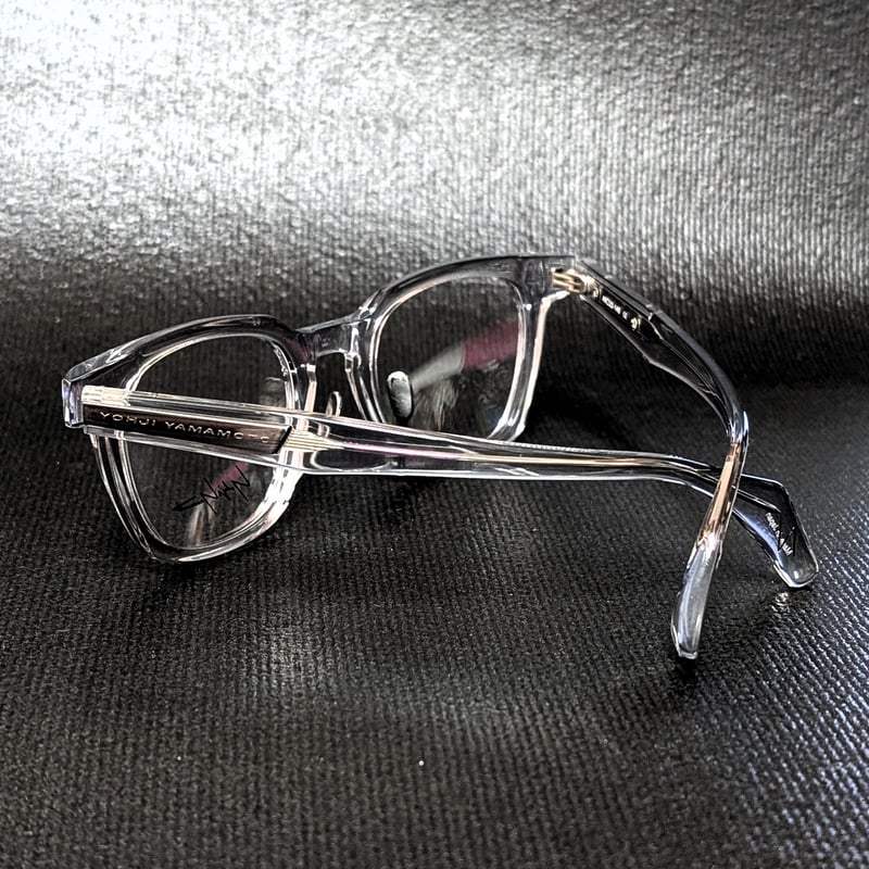 Yohji Yamamoto(ヨウジヤマモト) 個性際立つ メガネ セルフレーム 度付