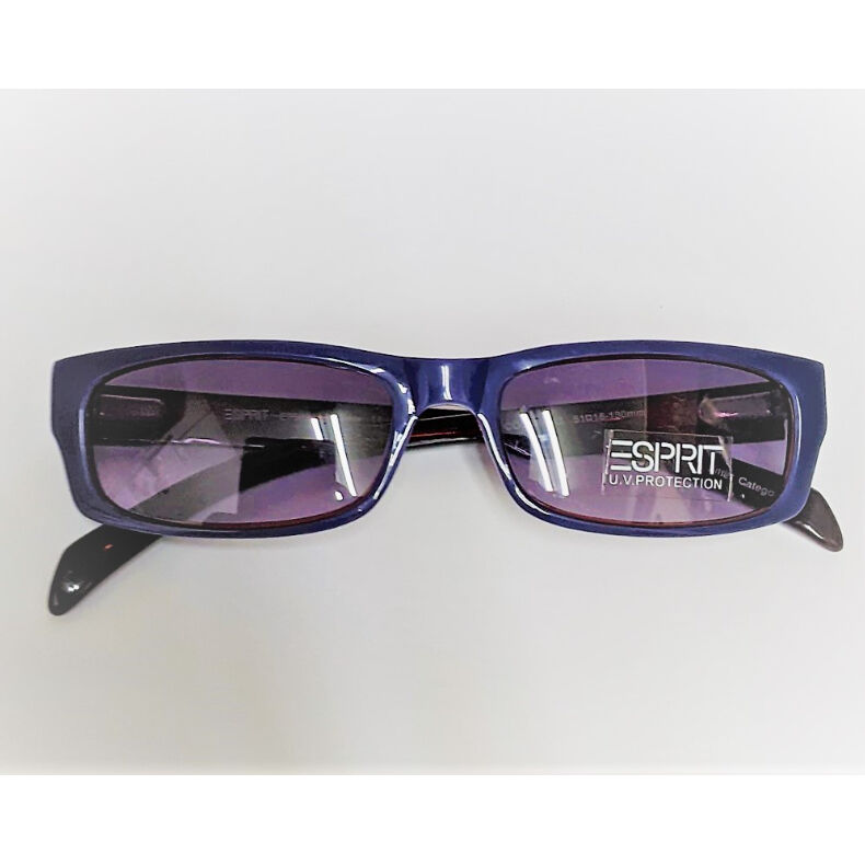   ネイビー サングラス　バネ蝶番タイプ ESPRIT 個性的 高級サングラス バネ蝶番 ユニセックス スクエア カーキ