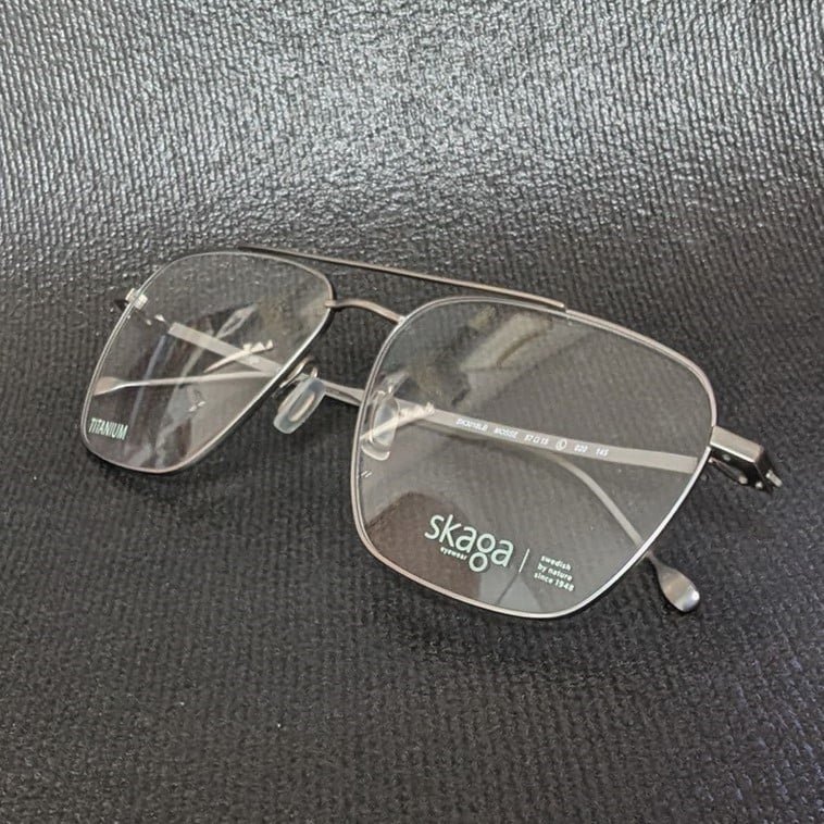 skaga スカーガ　メガネ skaga スカーガ メガネ SK2875LB 3color 52mm レンズ付き 調光/薄型非