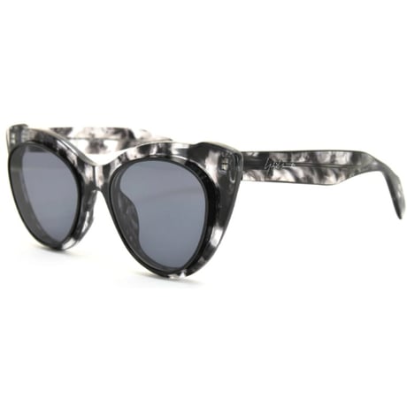 Yohji Yamamoto（ヨウジヤマモト） 20-9006 | 空間をデザインする、二重構造のキャットアイグラス