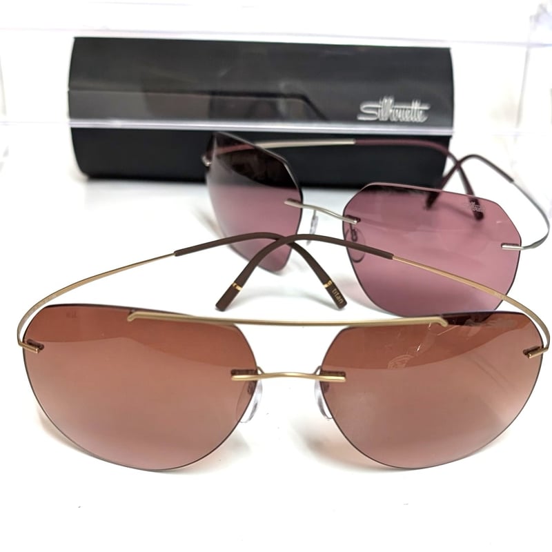 HYDEデザインサングラス　美品 HYDEサングラスシルエット8745-7002-S59/正規販売店全国対応JR
