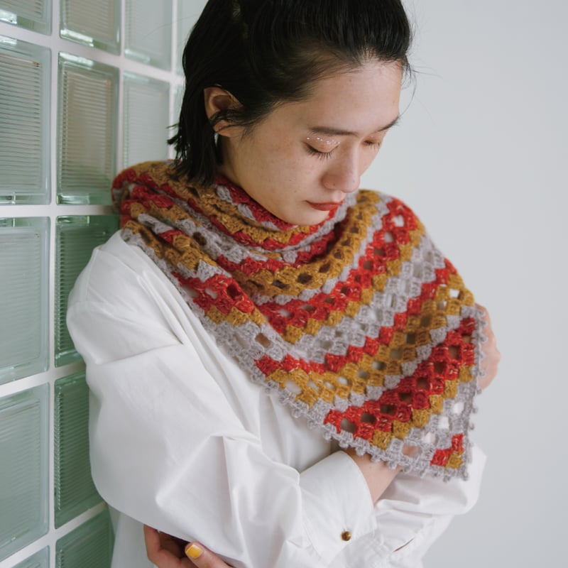 希少レア★新品【HYSTERIC】Mixくすみカラー★ふわふわモヘア編みケープ★ HYSTERIC GLAMOUR - 希少レア☆新品【HYSTERIC】Mixくすみカラー