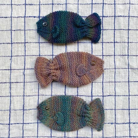 １玉で編める お魚きんちゃくキット