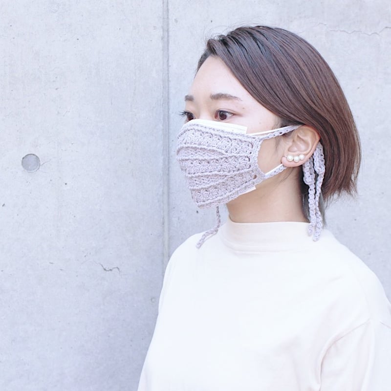 FOOD TEXTILE 1玉かぎ針編みマスクキット | スキー毛糸 | M's STORES