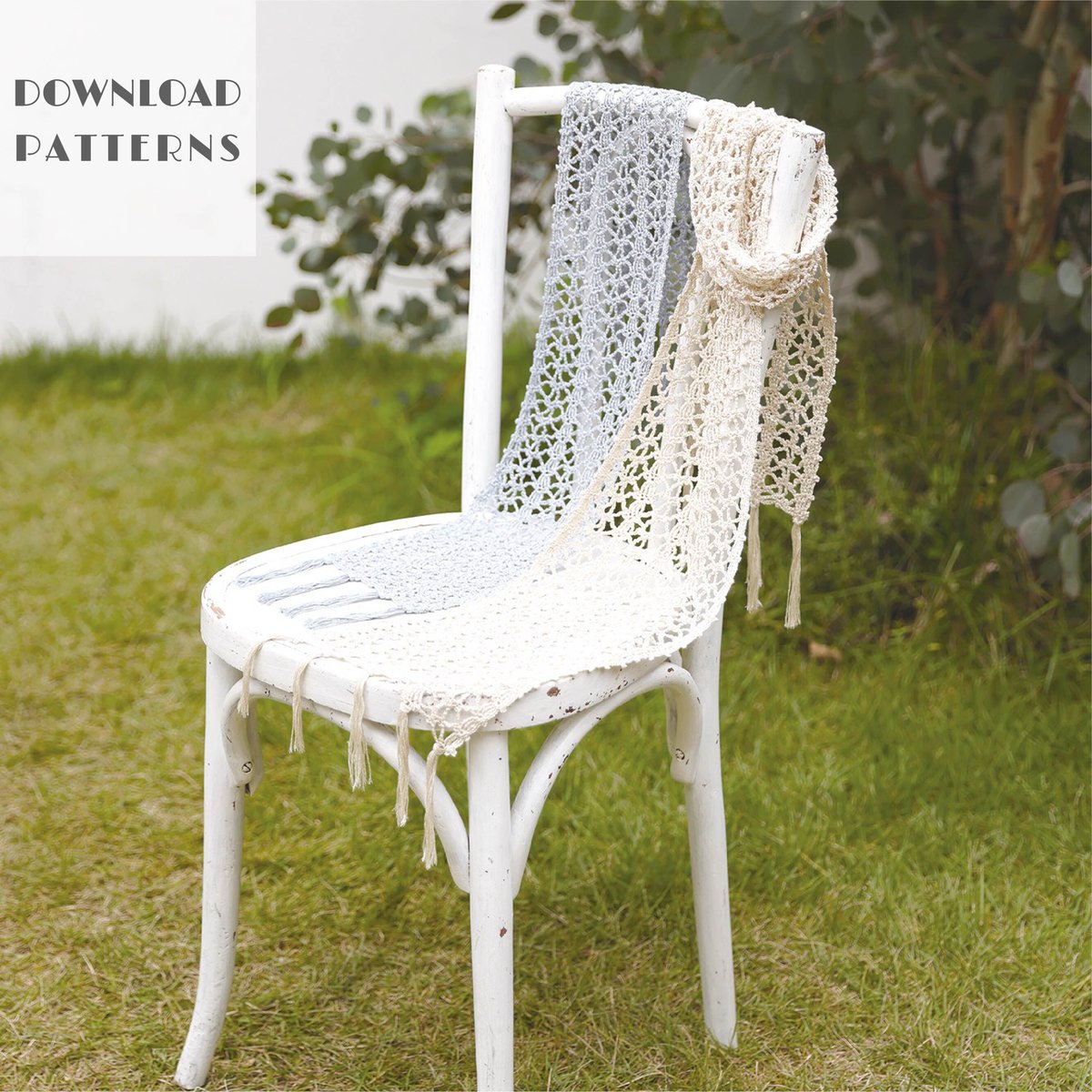 編み図】かぎ針編みスカーフ、ミニスカーフ | スキー毛糸 | M's STORES