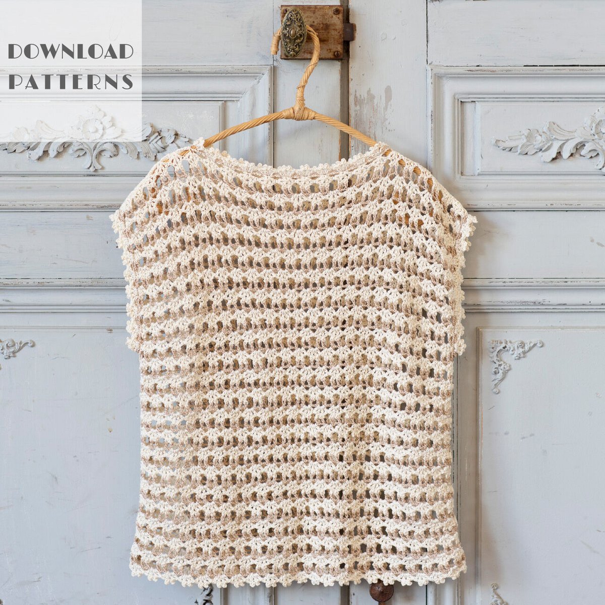 編み図】フレンチベスト | スキー毛糸 | M's STORES