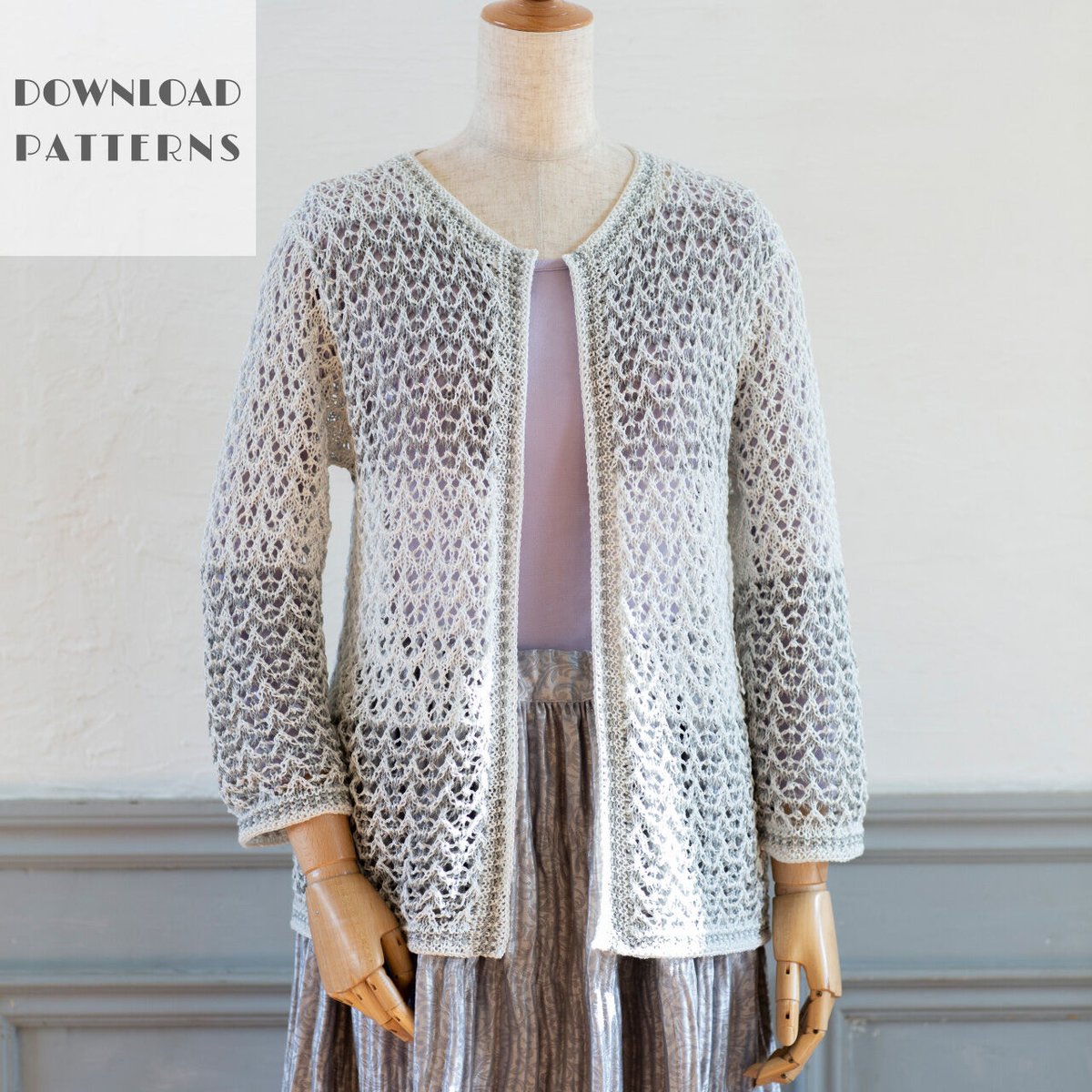 2025 ねことさざなみカーディガン 2025 ねことさざなみカーディガン