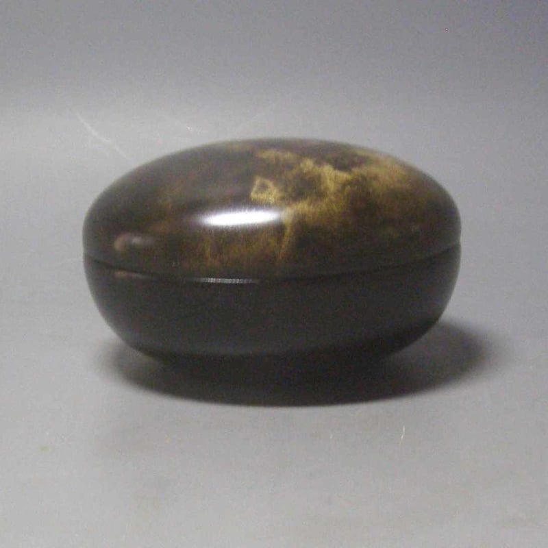 けんぽなし　上杢　ミニ食蘢　小物入れ　　ガラスコート仕上げです 楓斑杢 ミニ食籠 香盒 ガラスコート仕上げ | infomail's STORE