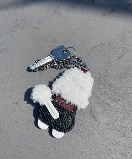 poodle key charm