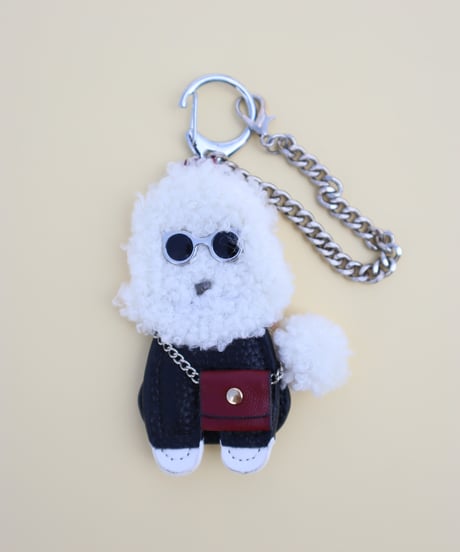 poodle key charm