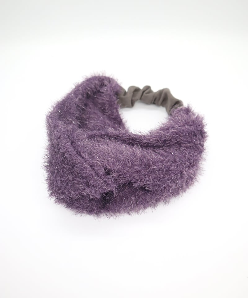 Mohair Touch Cross Hairband | caniche shop