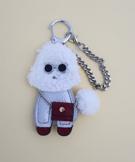 poodle key charm