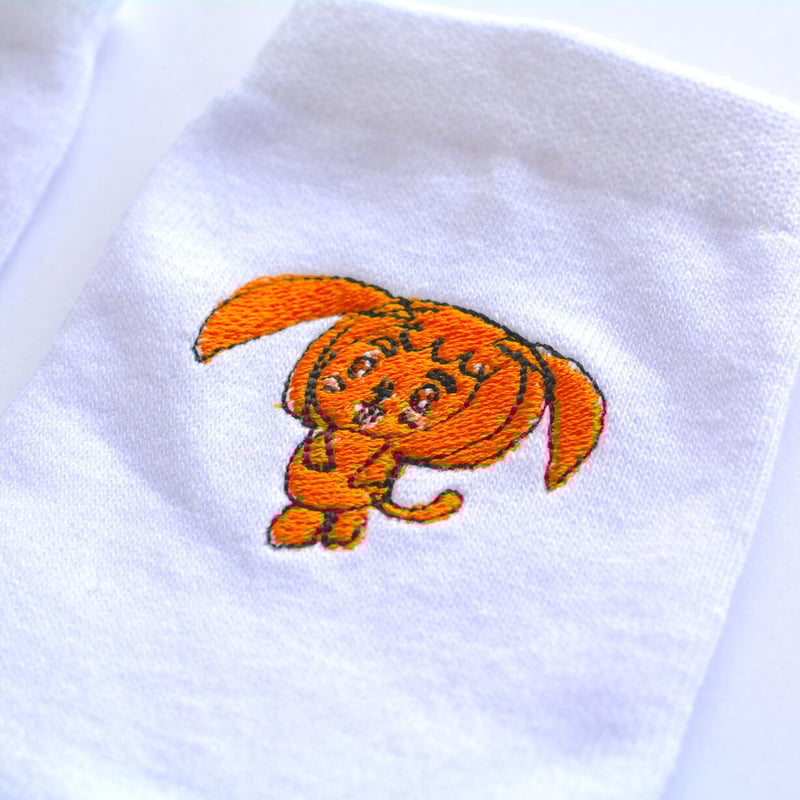ちゃちゃまる レディース刺繍ソックス（岩永 紗菜/ちゃちゃまる(犬)） | PALETTE