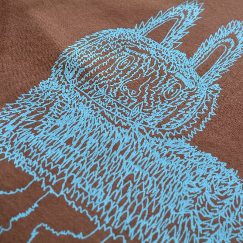 イラスト長袖Tシャツ（M.F / ブラウン） | PALETTE