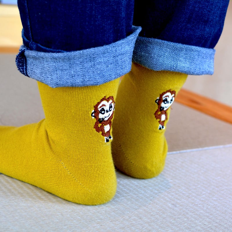 ちゃちゃまる レディース刺繍ソックス（岩永 紗菜/ちゃちゃまる(犬)） | PALETTE