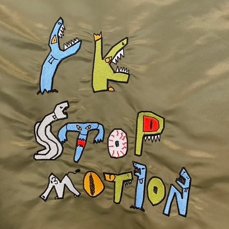 YK STOPMOTION / green MA-1 [by YK]