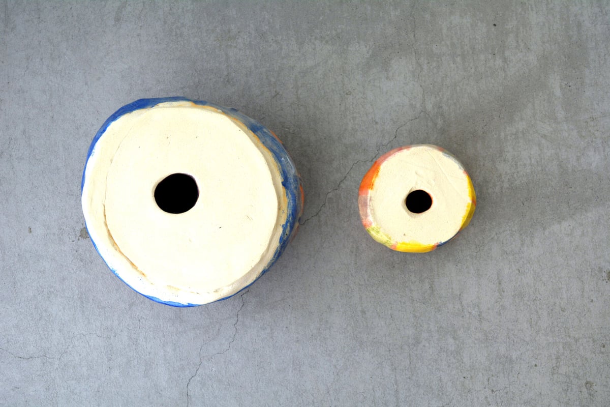 植木鉢（田所美由紀 / 青チェック） | PALETTE