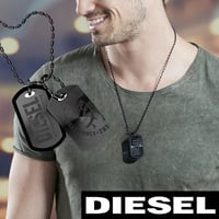DIESEL ディーゼル ダブルプレート ネックレス DX0014040【完売】