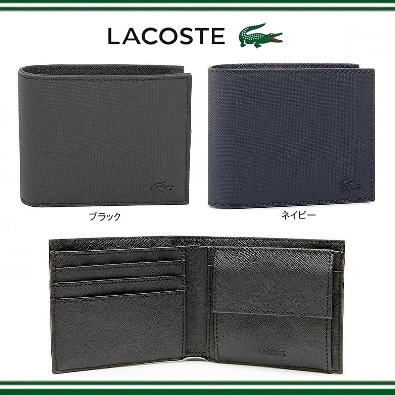 ラコステ メンズ 二つ折り財布 NH2309HC【完売】 | R-TIME store