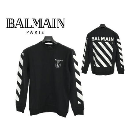 バルマン BALMAIN PARIS 8571 トレーナー スウェット 長袖 トップス メンズ【完売】