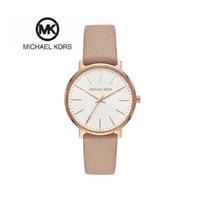 MICHAEL KORS マイケルコース MK2748 PYPER パイパー 38mm ベージュ 革ベルト レザー レディース 腕時計【完売】