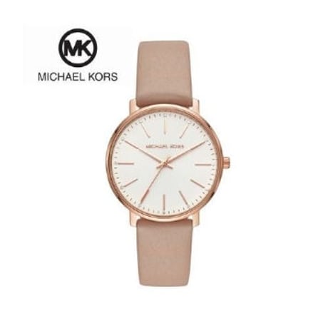 MICHAEL KORS マイケルコース MK2748 PYPER パイパー 38mm ベージュ 革ベルト レザー レディース 腕時計【完売】
