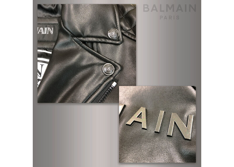 BALMAIN PARIS バルマン ライダース ジャケット メンズ BALMAIN PARIS バルマン ライダース ジャケット メンズ