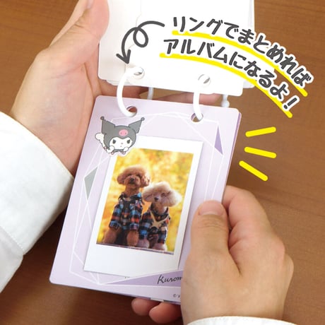 【送料込み】サンリオ　クロミ　写真が入る♪アルバムガーランドM（チェキサイズ）