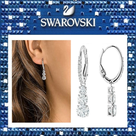 【送料がお得】 SWAROVSKI スワロフスキー Attract Trilogy ピアス 5416155【完売】
