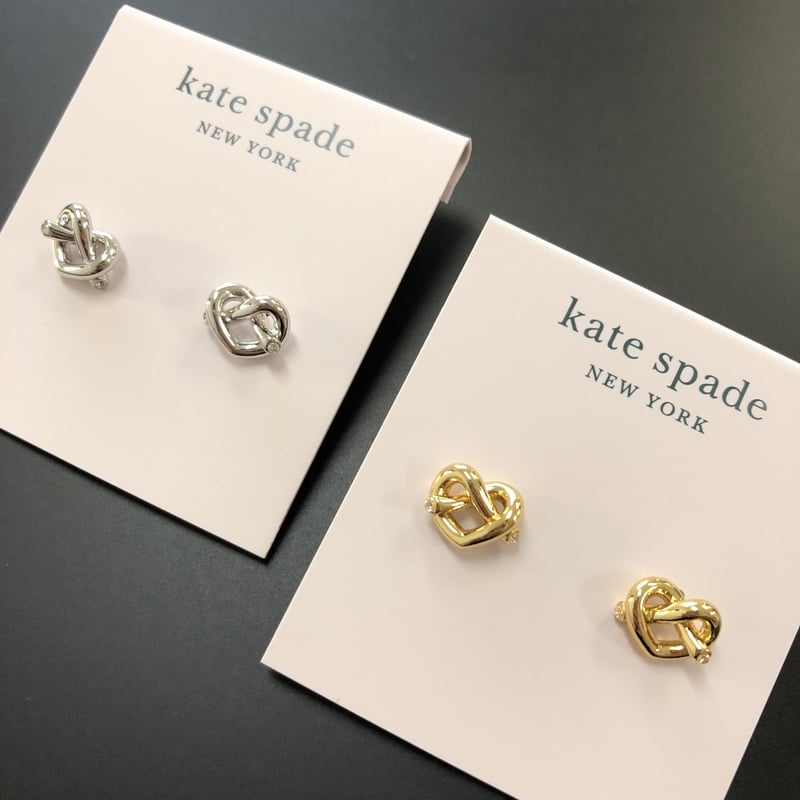 kate spade NEW YORK ラブミー ノット ピアス WBRUH310 | R-T