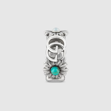 グッチ　リング 　フラワーモチーフ シルバーアクセサリー YBC527394001【完売】