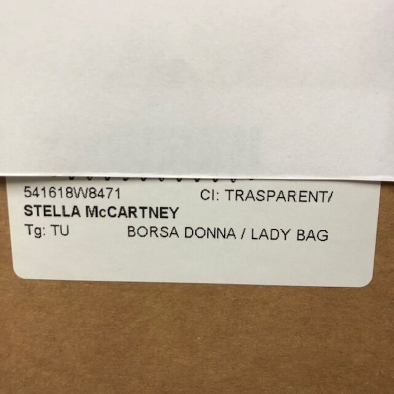 STELLA McCARTNEY ステラマッカートニー クリアトートバッグ